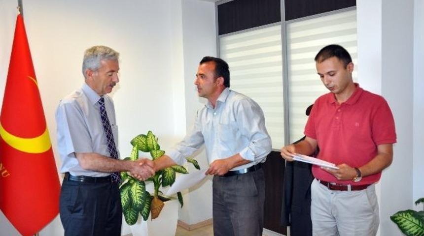 İş Makinesi Operat&ouml;rleri Belgelerini Aldı