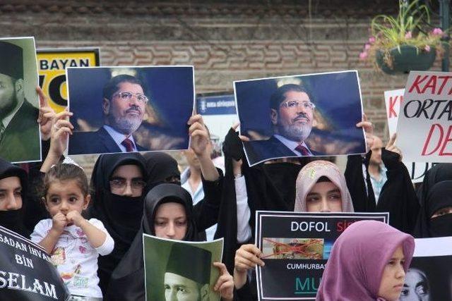 Mısır daki Darbe Bursa&rsquo;da Protesto Edildi 1
