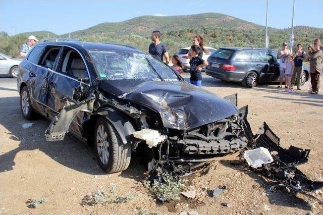 E-87 Karayolu&rsquo;nda Trafik Kazası: 2 Yaralı 1