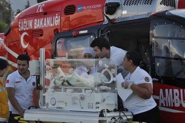 Hava Ambulansı 6 Aylık Bebek İçin Havalandı