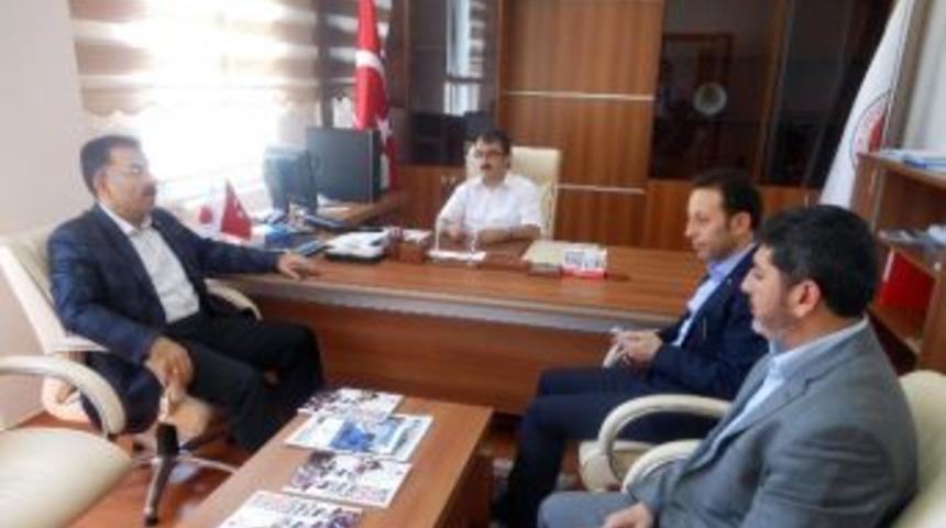 Ak Parti Milletvekili Ertuğrul Soysal, Rekt&ouml;r Tamer U&ccedil;ar&rsquo;ı Ziyaret Etti