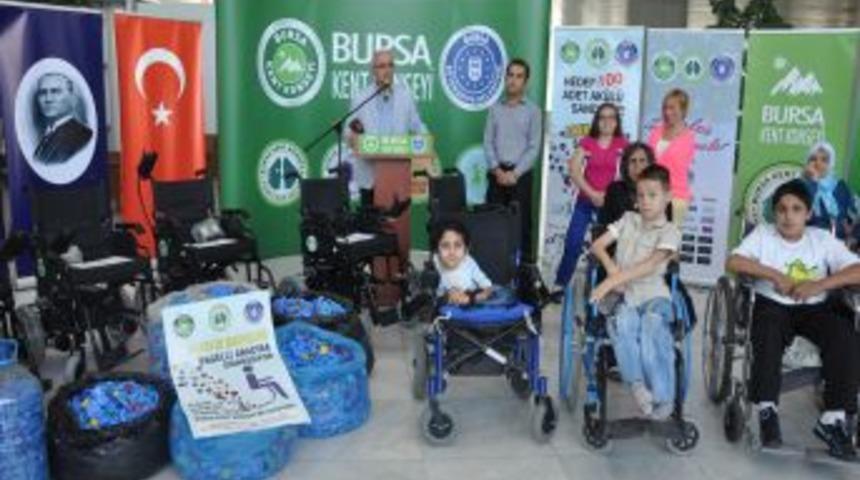 Plastik Kapaklar Engelli Aracına D&ouml;n&uuml;ş&uuml;yor