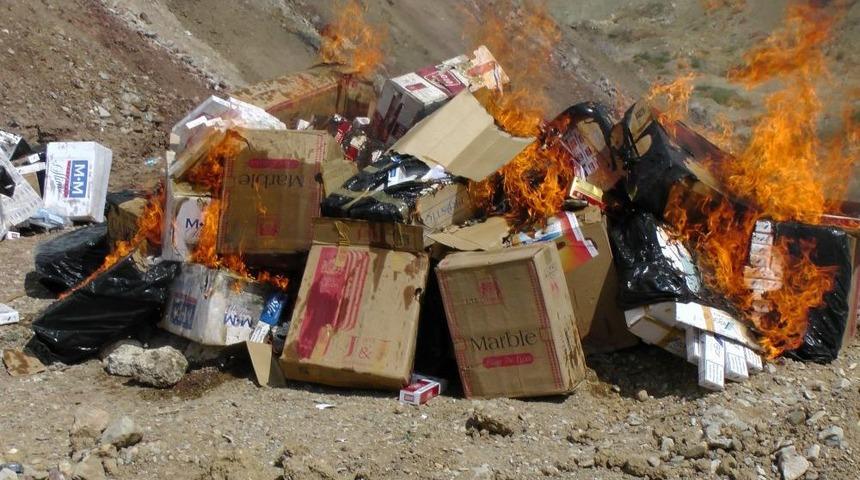 &Ccedil;ankırı'da Bir Ayda 103 Bin Paket Ka&ccedil;ak Sigara Ele Ge&ccedil;irildi