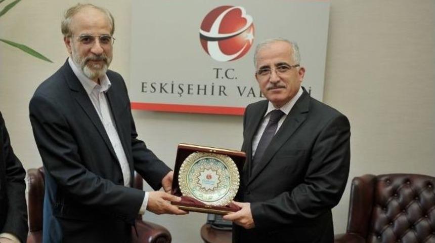 İranlı M&uuml;steşar M&uuml;nferit&rsquo;ten Vali Tuna&rsquo;ya Ziyaret