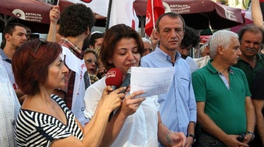 Tgb&rsquo;den G&ouml;zaltı Protestosu