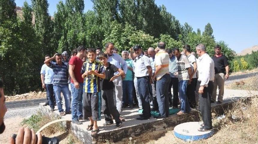 Nusaybin'de K&ouml;yl&uuml;ler Su Depolarını Bastı