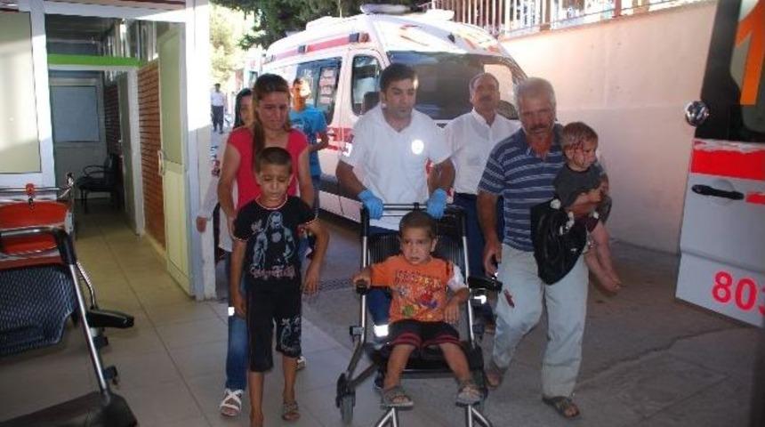 Otomobil Şarampole Yuvarlandı: 7 Yaralı