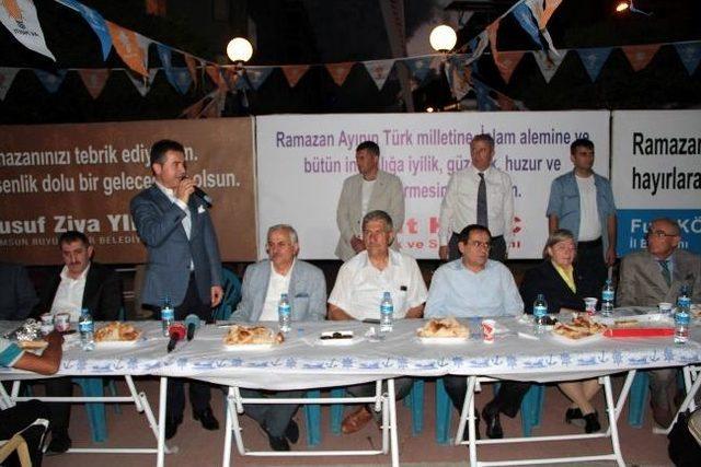 Bakan Kılıç, Samsun’da İftar Yemeğine Katıldı