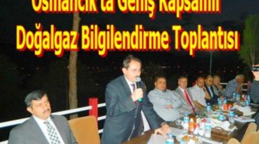 Osmancık'ta geniş kapsamlı doğalgaz bilgilendirme toplantısı