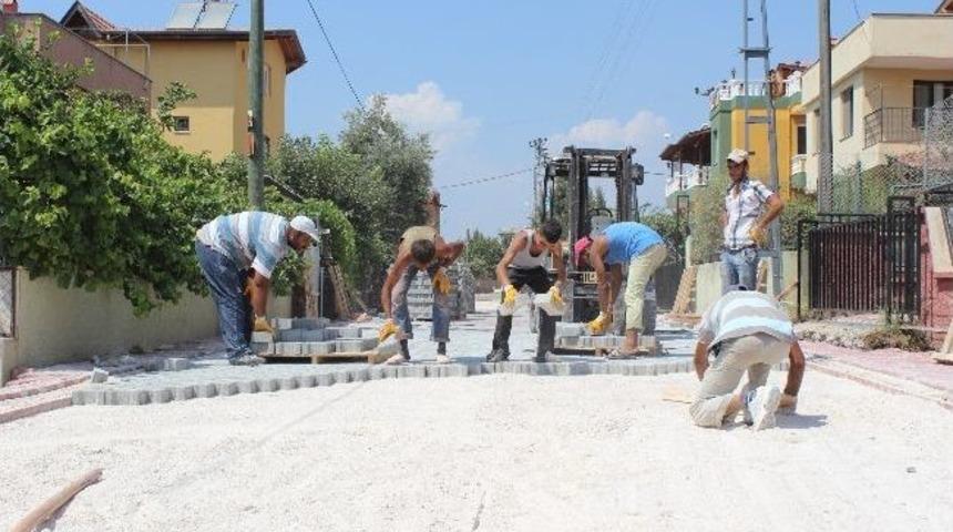 Sarı&ccedil;am Belediyesi'nden Kilit Parke &Ccedil;alışması
