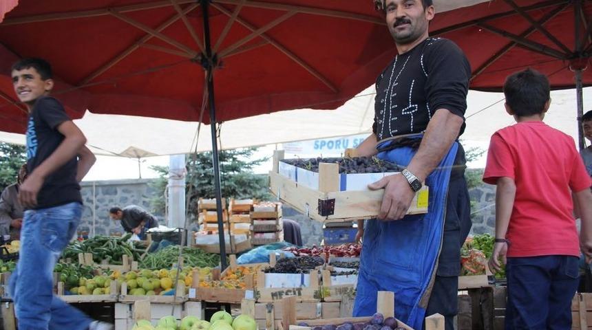 Iğdır'ın Sebze Ve Meyvesi &Ccedil;ıktı, Pazarlar Duruldu