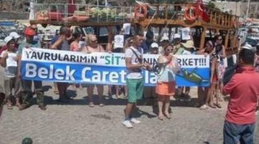 Antalya&rsquo;da Caretta Caretta Eylemi