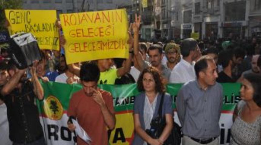BDP&rsquo;lilerden Resulayn Protestosu