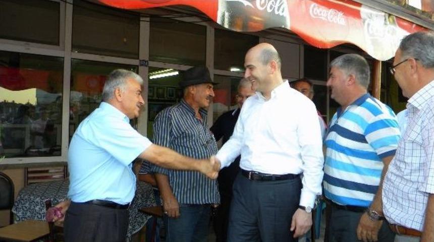 Soylu, İftar Programı &Ouml;ncesi Esnafı Ziyaret Etti