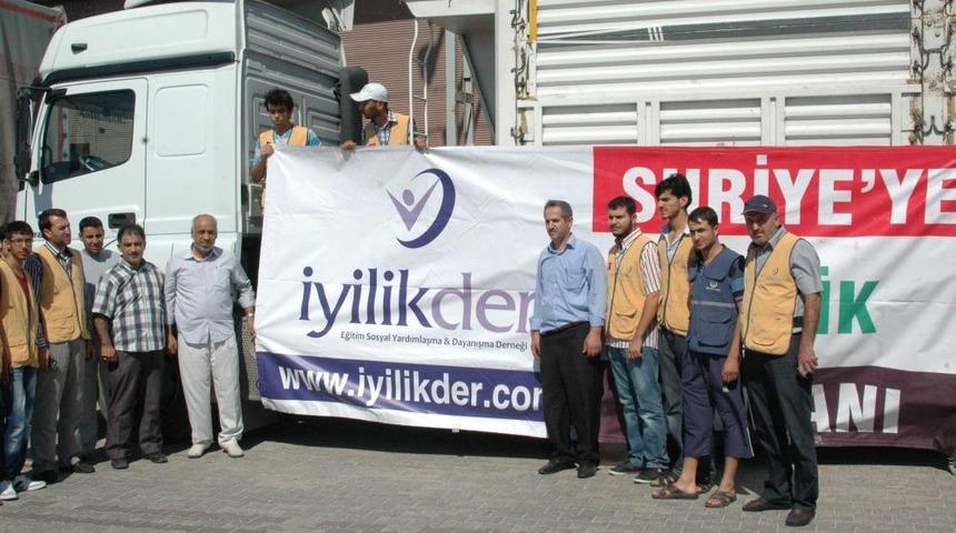 Suriyelilere 2 Bin 500 Ton Gıda Yardımı