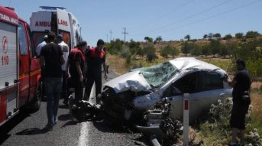 Nevşehir&rsquo;de Otomobil Takla Attı: 2 Yaralı