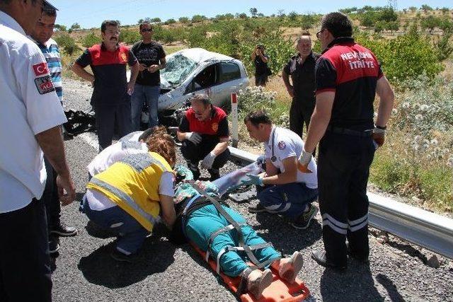 Nevşehir’de Tarafik Kazası: 2 Yaralı