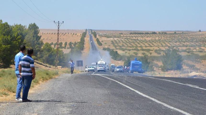 Polis, Eylemcilerin Ceylanpınar&rsquo;a Girişine Izin Vermedi