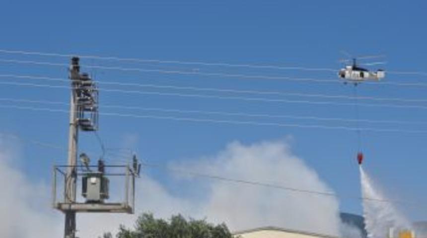 Ak&ccedil;ay&rsquo;daki &Ccedil;&ouml;pl&uuml;kte Yangın &Ccedil;ıktı