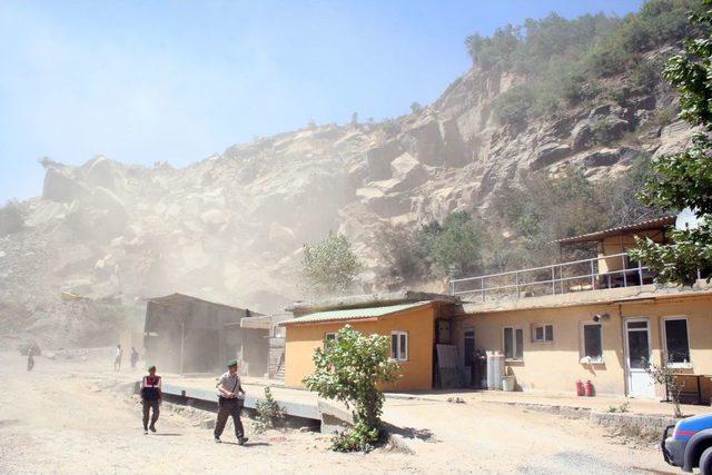 Taş ocağında patlama: 1 işçi kayıp, 1 işçi yaralandı