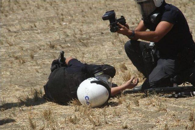 Silivri de Yaralanan Polisin Yardımına Arkadaşları Koştu 2
