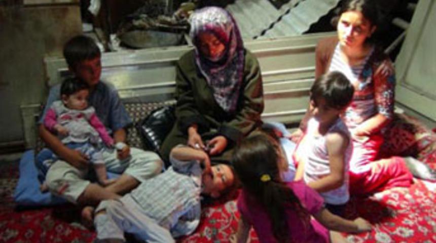 Evleri yanan ailenin b&uuml;y&uuml;k dramı