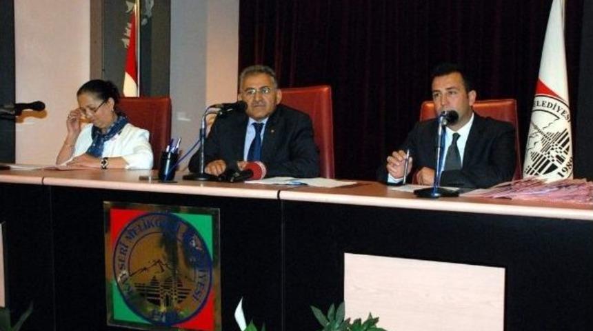 Melikgazi Belediye Meclisi Toplandı