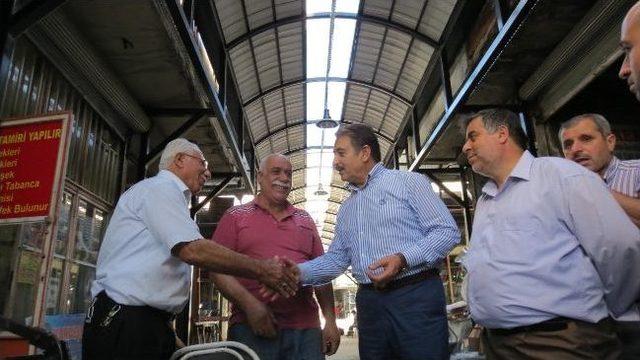 Mesob Başkanı Keskin’den Bakırcılar Çarşısına Ziyaret