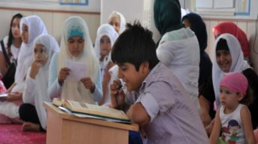 Yaz Kur'an Kursunda &Ouml;d&uuml;ll&uuml; Bilgi Yarışması