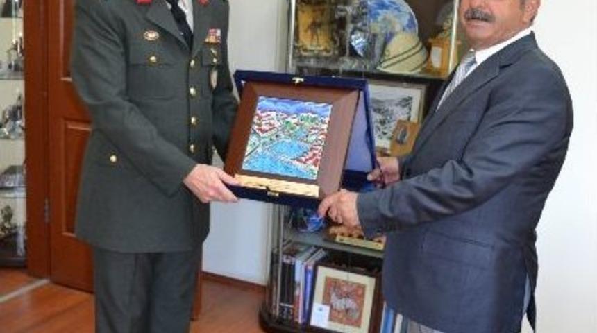 Kolordu Komutanından Veda Ziyaretleri