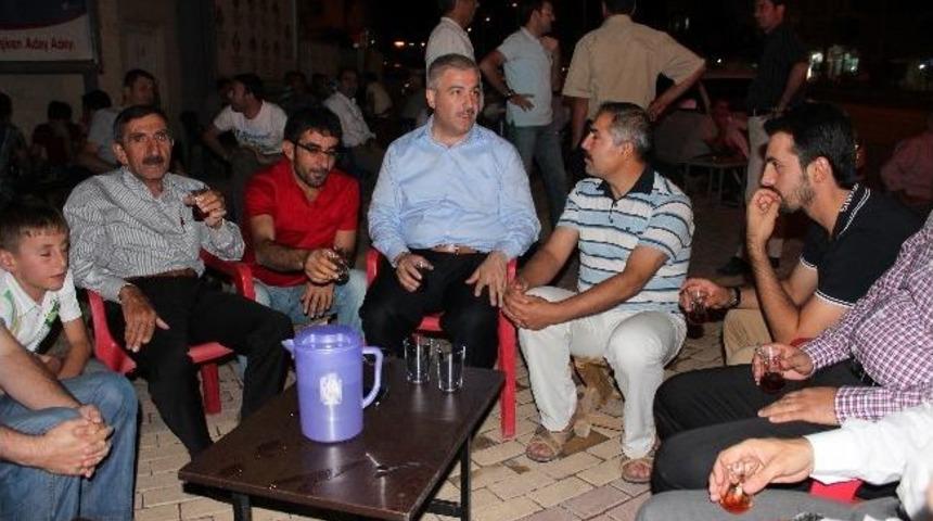 Vekil Yetiş, Kahta&rsquo;da Vatandaşlarla Sohbet Etti