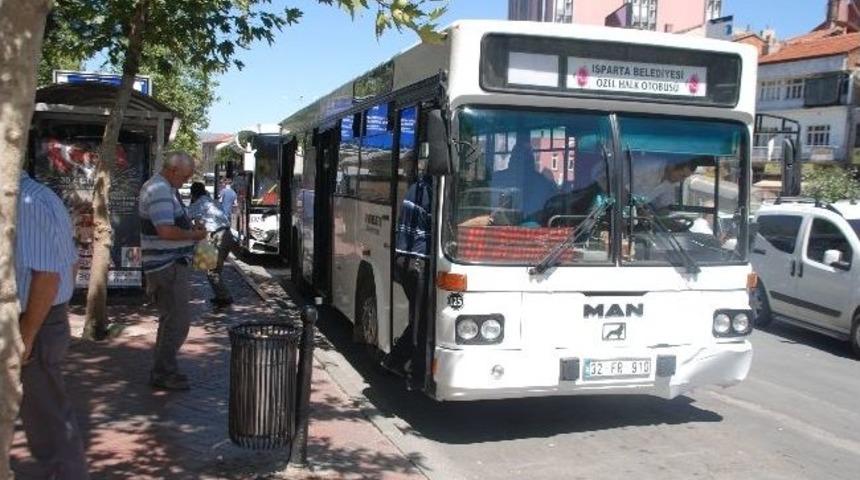 Isparta'da Halk Otob&uuml;sleri &Uuml;cretsiz