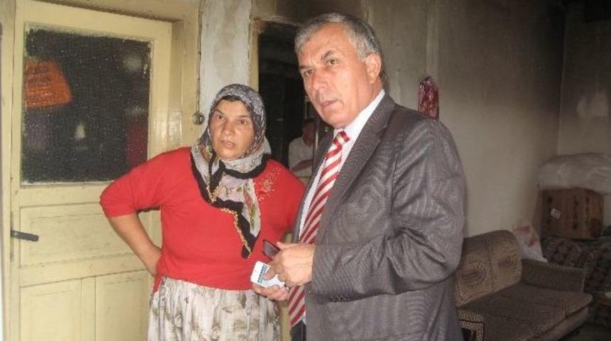 Yangın Mağduru Aileye Destek