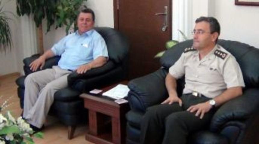 Albay B&uuml;lent Bulut'tan Ghsim M&uuml;d&uuml;r&uuml; Akın&rsquo;a Veda Ziyareti