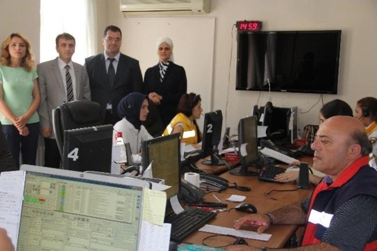 112 Komuta Kontrol Merkezinde Yoğun Tempo