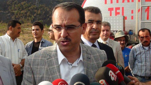 Bakan Ergin: Yangında Şu Ana Kadar 700 Ile Bin Hektar Arası Alan Zarar G&ouml;rd&uuml; 1