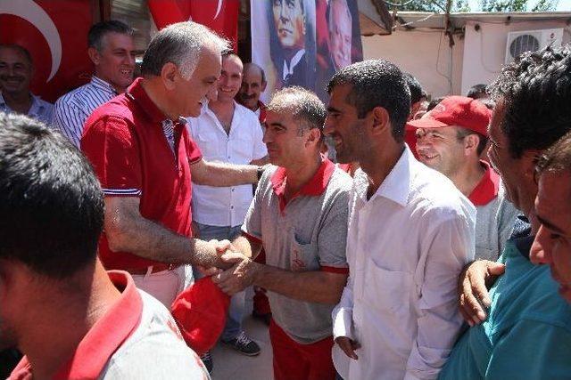 Karabağ, Belediye Çalışanlarıyla Bayramlaştı 1