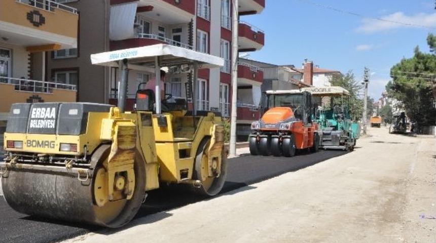 Erbaa&rsquo;da Asfalt &Ccedil;alışması