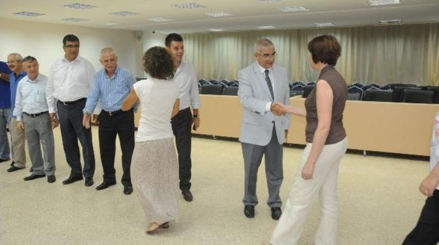 Belediye Y&ouml;netimi Personel İle Bayramlaştı