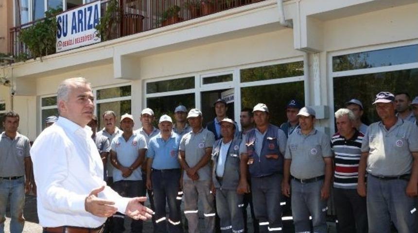 Başkan Zolan, Belediye Personeliyle Bayramlaştı