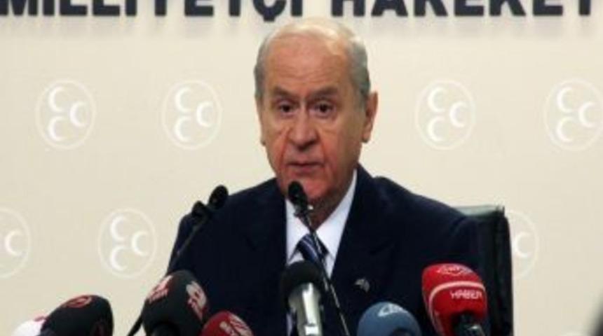 Mhp Genel Başkanı Bah&ccedil;eli&rsquo;nin Basın Toplantısı (2)