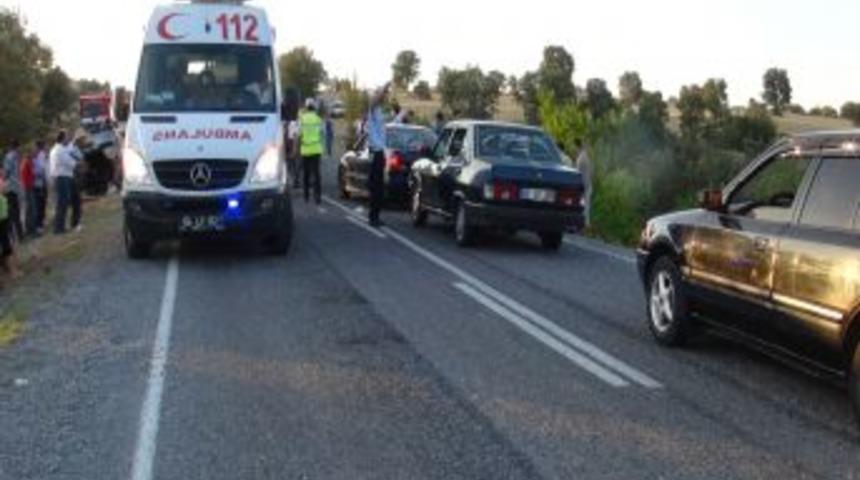 Uşak&rsquo;ta Trafik Kazası: 7 Yaralı