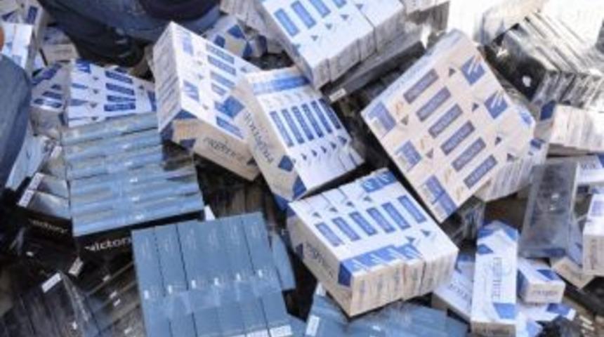 İslahiye&rsquo;de 8 Bin 500 Paket Ka&ccedil;ak Sigara Ele Ge&ccedil;irildi