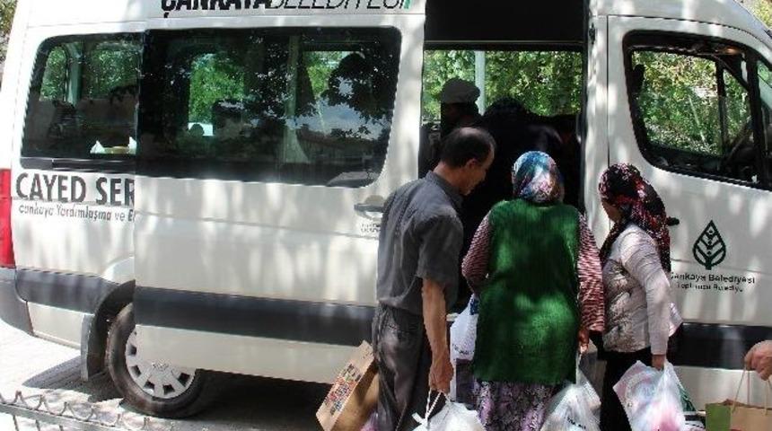 &Ccedil;ankaya'nın 'parasız Marketi', G&uuml;nde 150 Haneyi Doyurdu