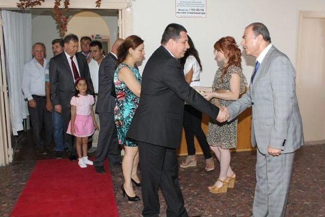 Urla&rsquo;da Bayramlaşma T&ouml;reni D&uuml;zenlendi 1