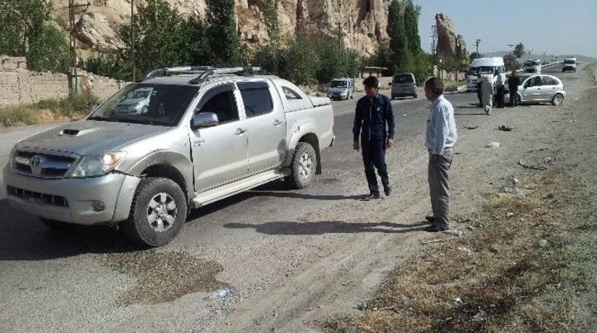 Van&rsquo;da Trafik Kazası; 1 Yaralı