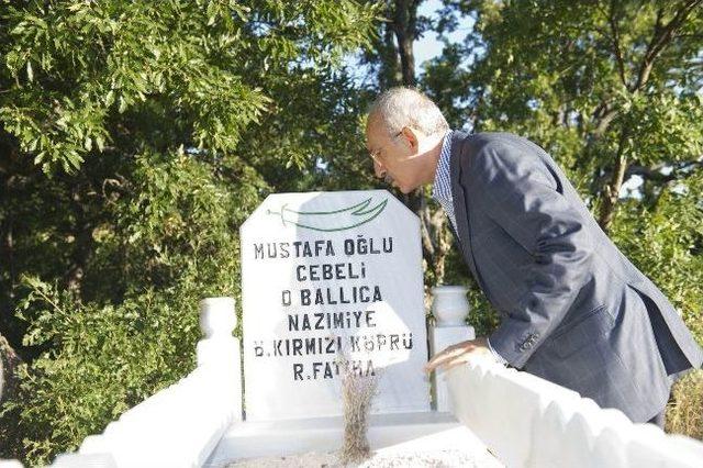 Kılı&ccedil;daroğlu Dedesinin Mezarını Ziyaret Etti 2