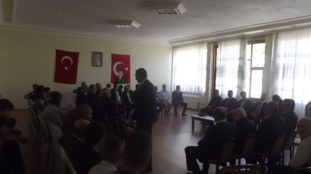 K&uuml;re&rsquo;de Protokol Bayramda Buluştu