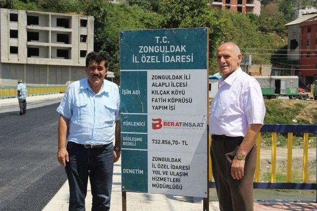 Alaplı Fatih K&ouml;pr&uuml;s&uuml;nde Asfalt &Ccedil;alışması 3