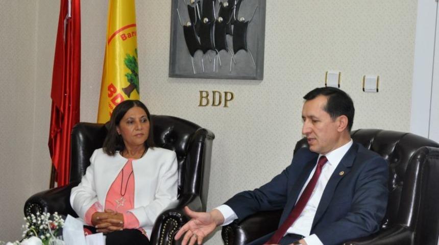 BDP-AK Parti Bayramlaşmasında &Ccedil;&ouml;z&uuml;m S&uuml;reci Konuşuldu